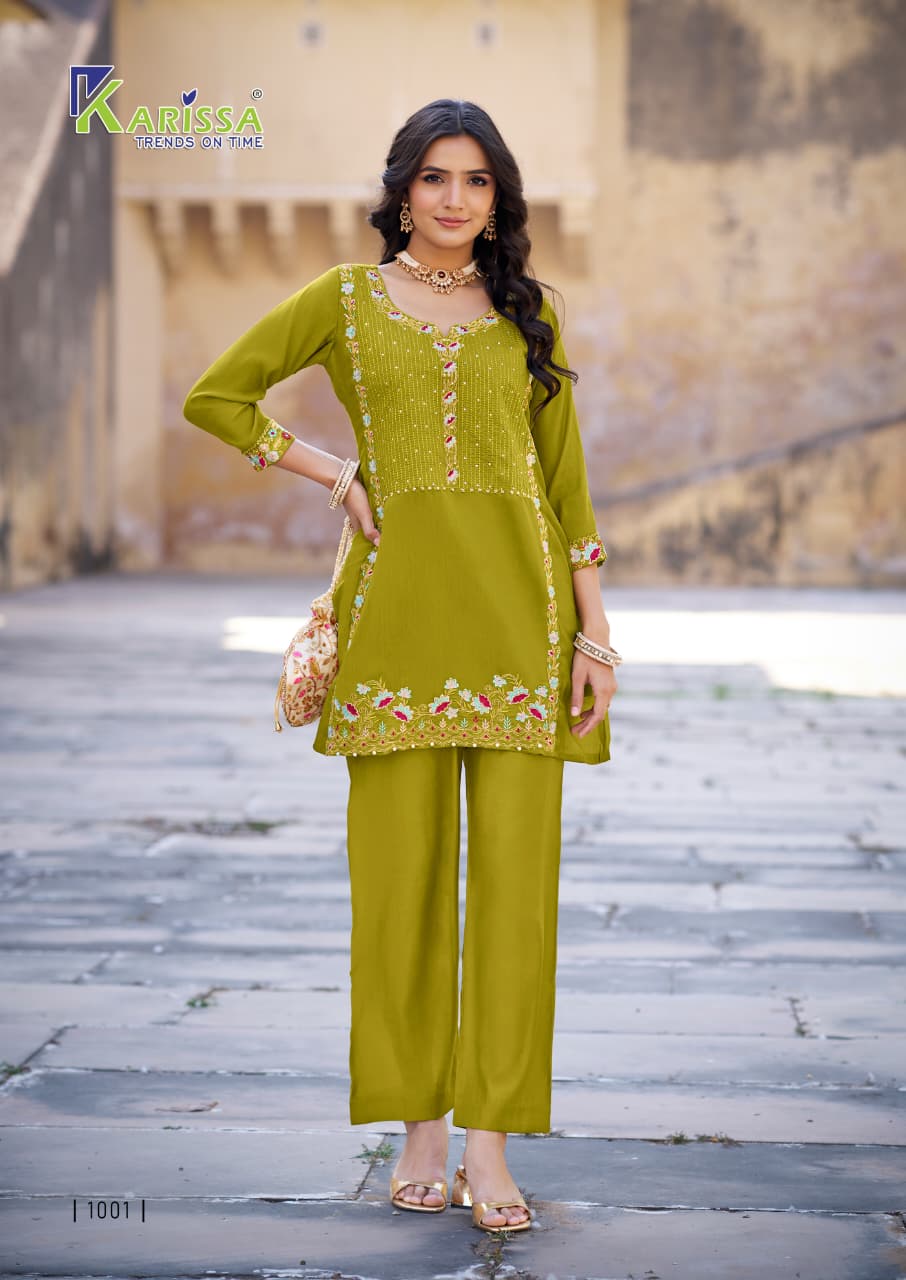 Karissa Lipika Co Ord Set Catalog at Wholesale Rate collection 5