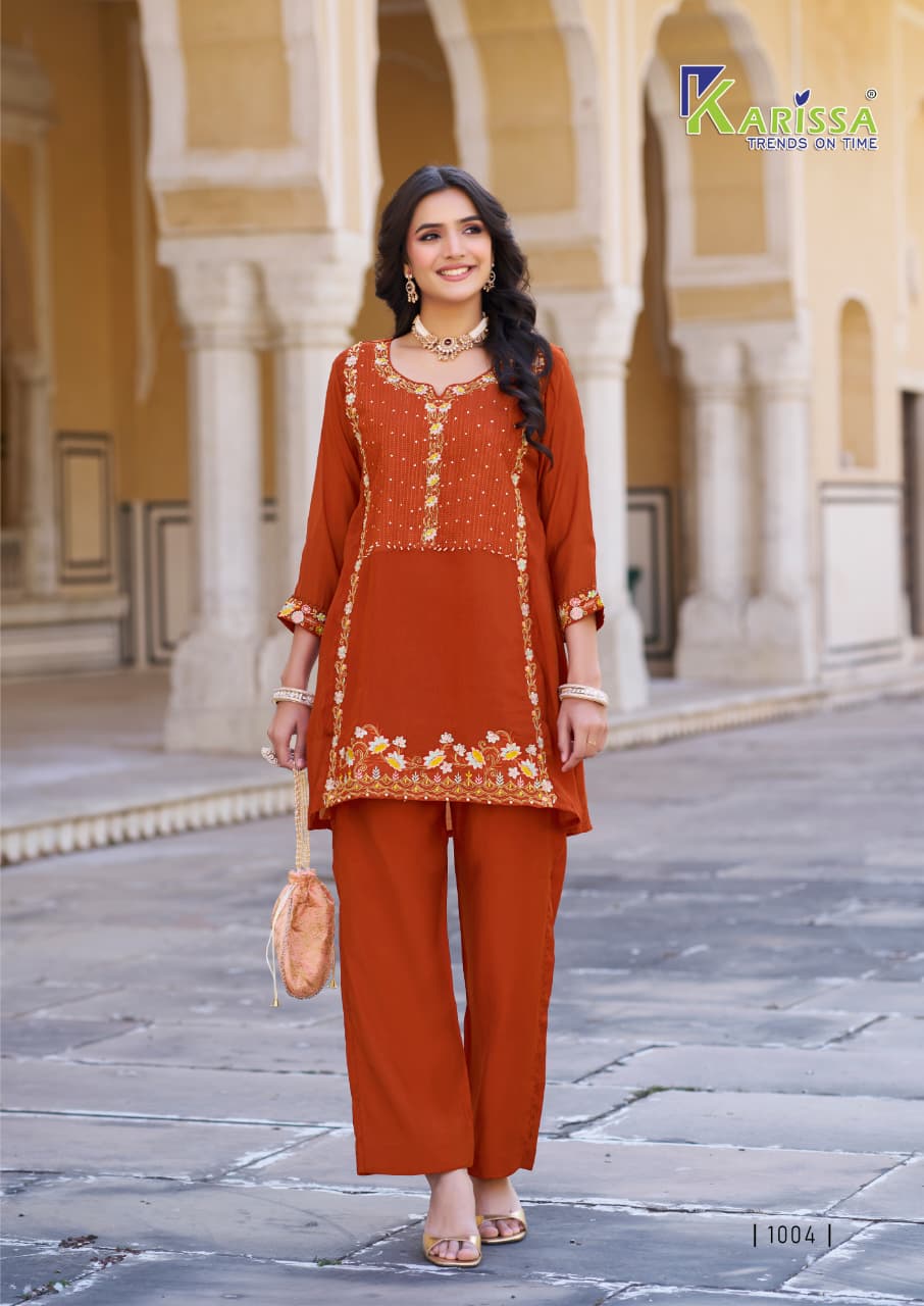 Karissa Lipika Co Ord Set Catalog at Wholesale Rate collection 4