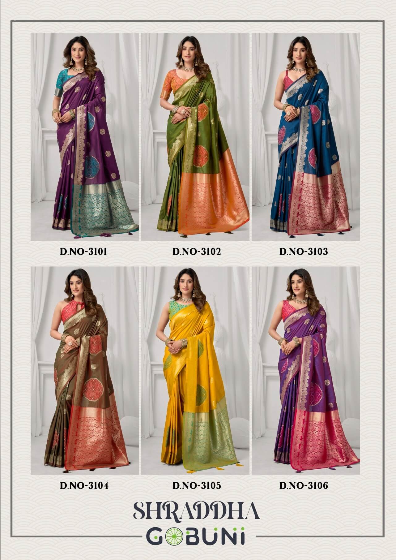 Gobuni Shraddha Sarees catalog collection 1