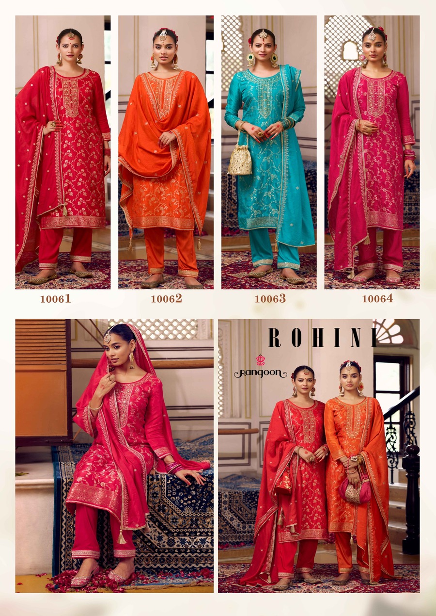Rangoon Rohini Designer Wedding Party Suits Catalog collection 1