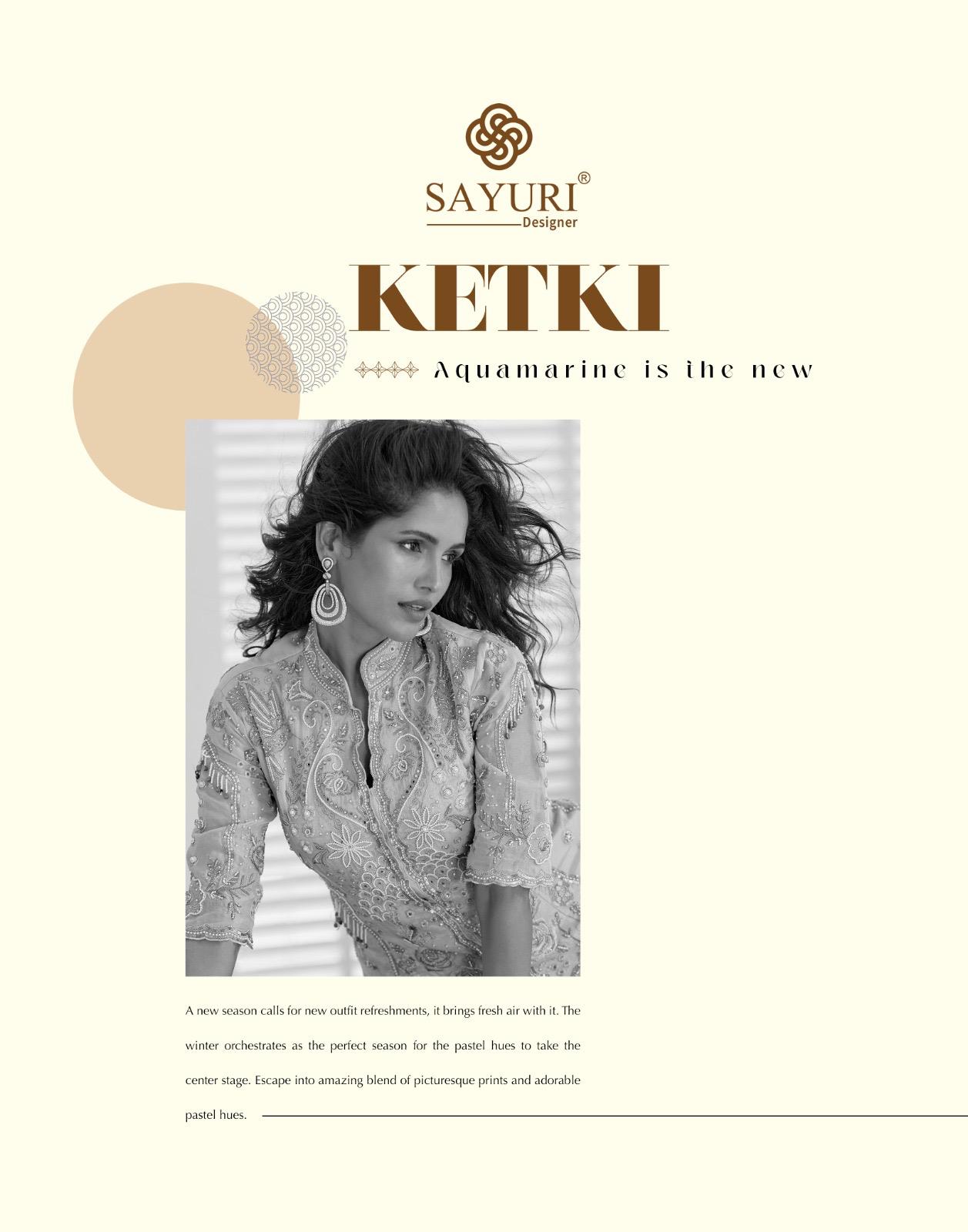 Sayuri Designer Ketki Wedding Party Salwar Suits Catalog collection 10