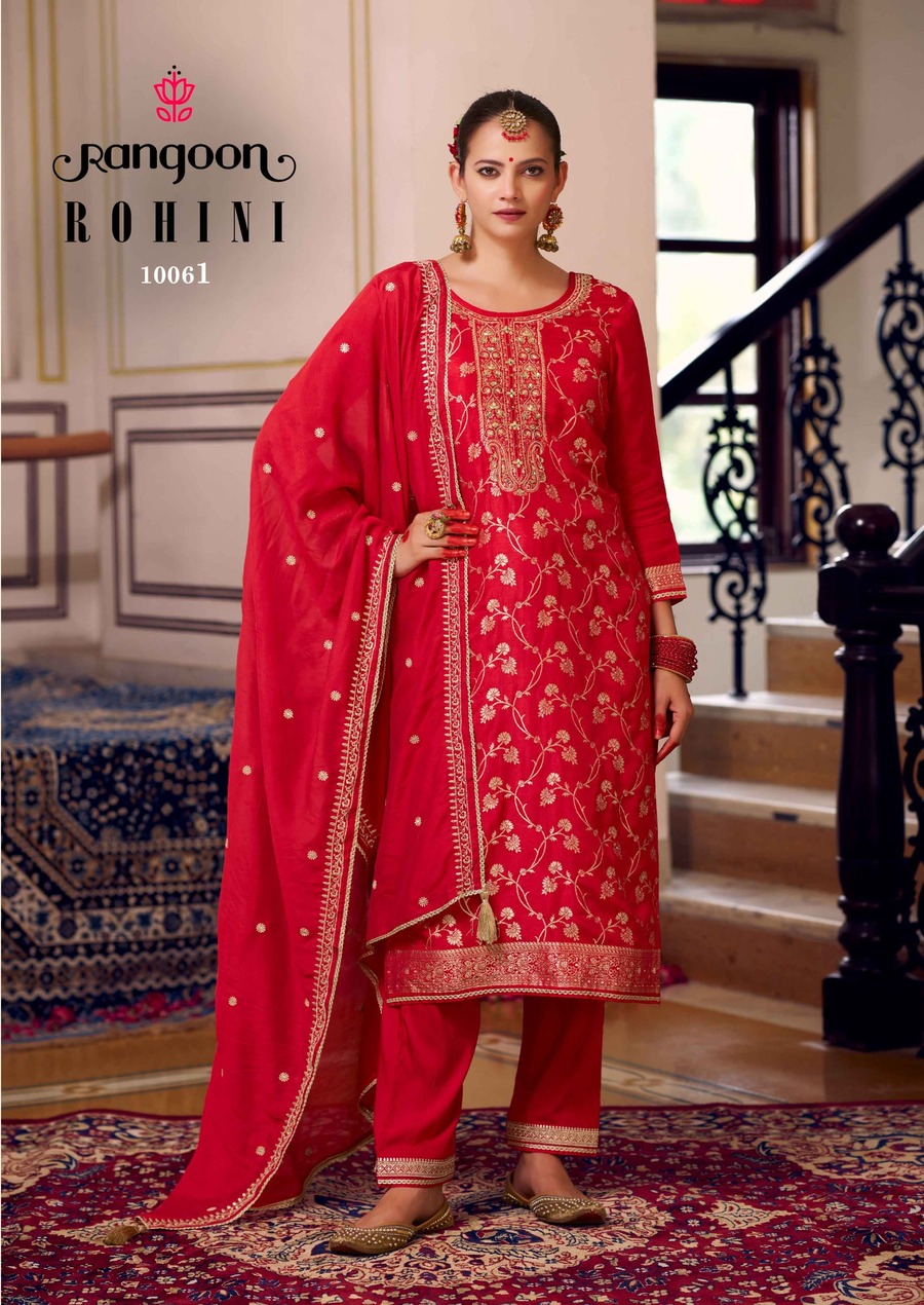 Rangoon Rohini Designer Wedding Party Suits Catalog collection 2