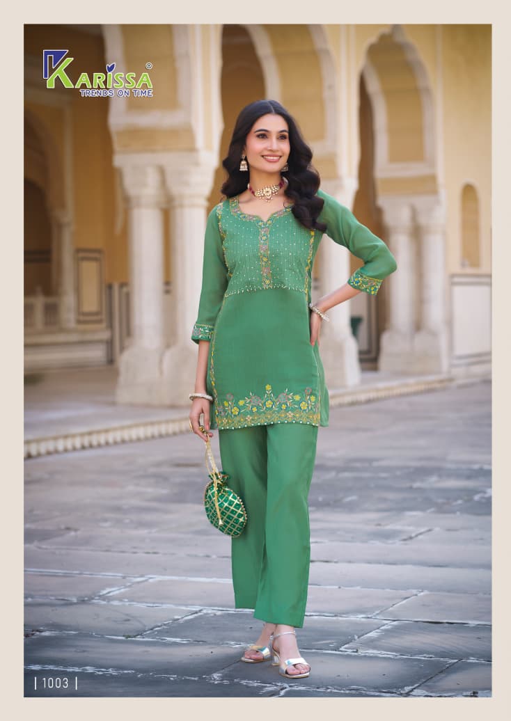 Karissa Lipika Co Ord Set Catalog at Wholesale Rate collection 7