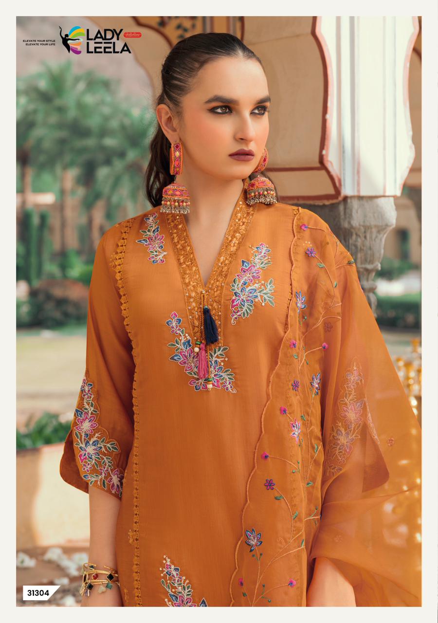 Lady Leela Leyla Embroidery Salwar Kameez Catalog collection 6