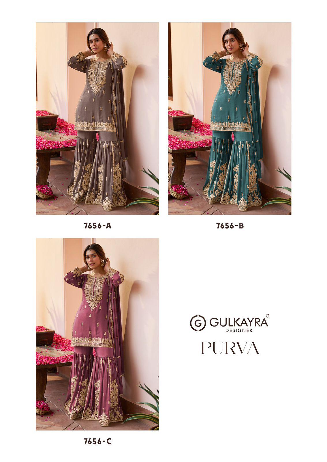 Gulkayra Purva Designer Wedding Party Suits Catalog collection 2