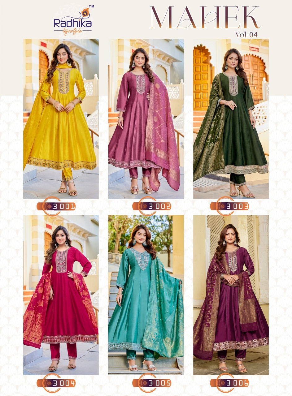 Radhika Lifestyle Mahek Vol 4 Readymade Dress Catalog collection 14