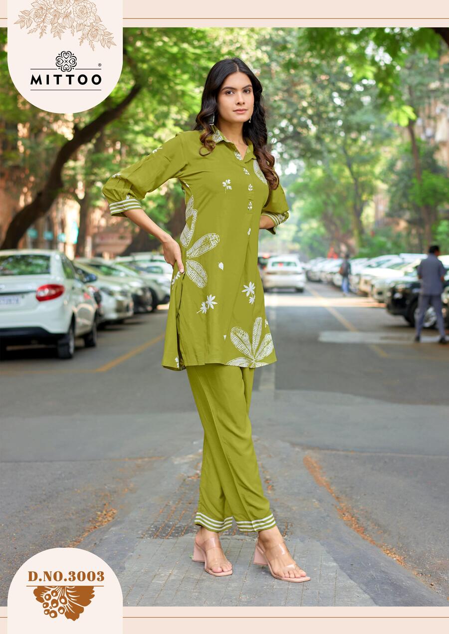 Mittoo Kurti Rasika Co Ord Set Catalog collection 4
