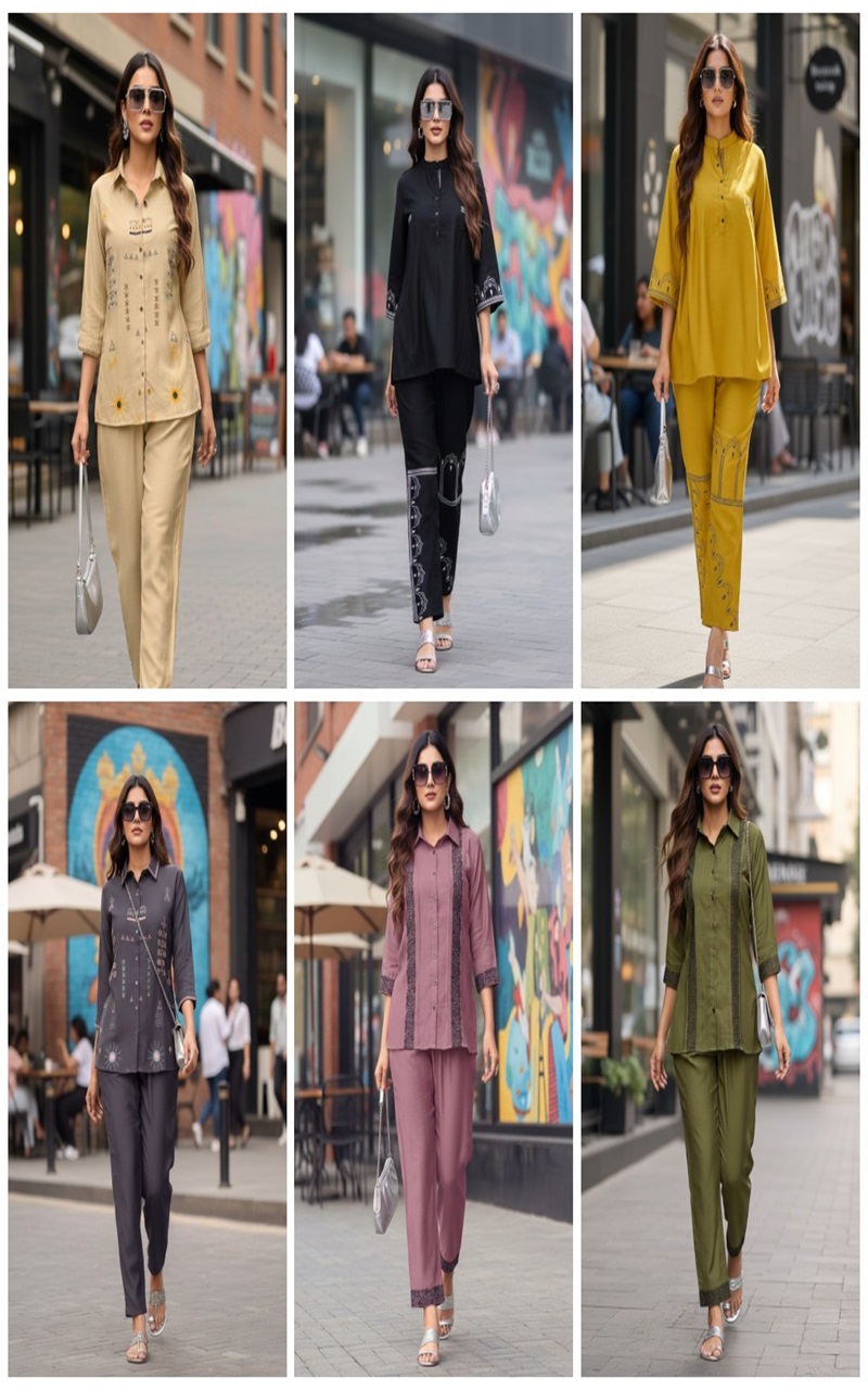 Aarvee Creation Fabzoo Co Ord Set Catalog collection 6