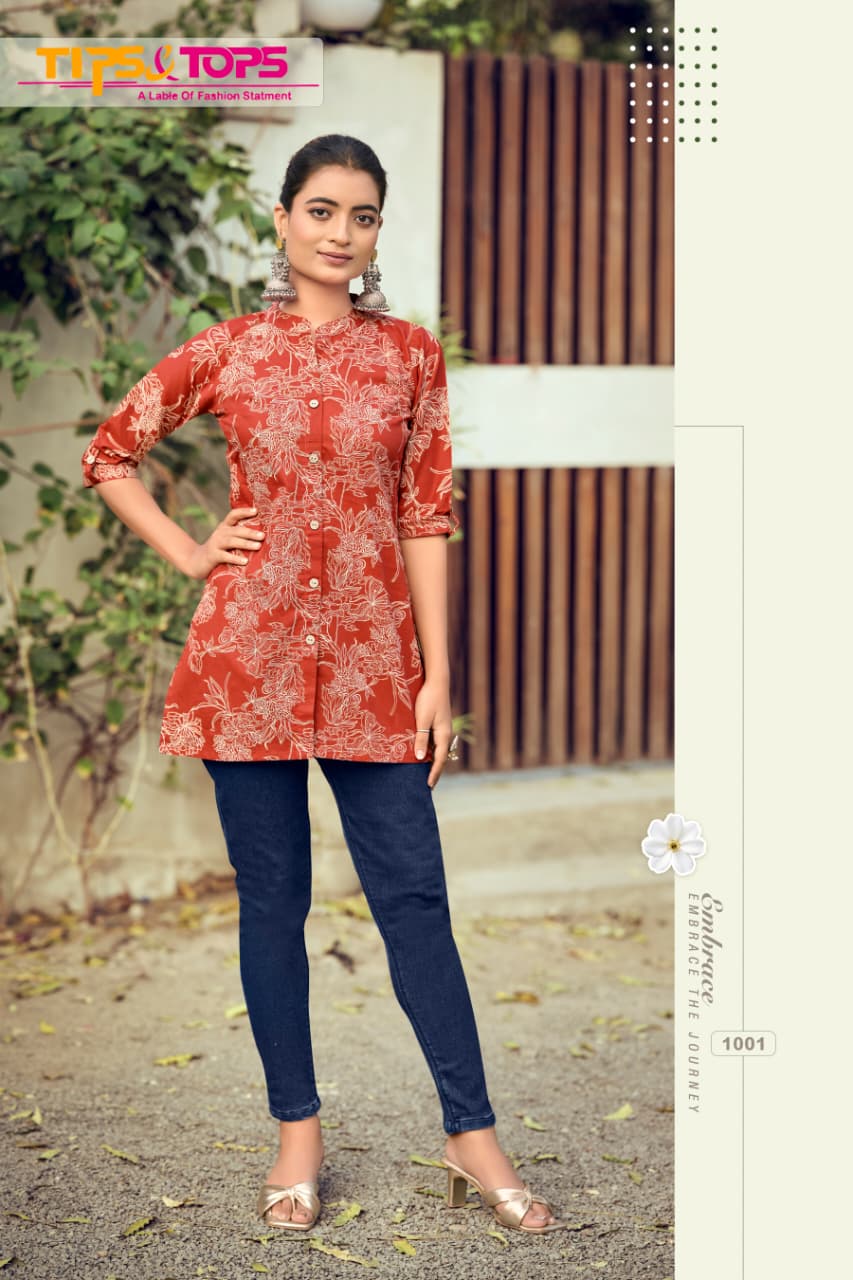 Tips And Tops Cotton Shorties Vol 9 Ladies Tops Catalog collection 4