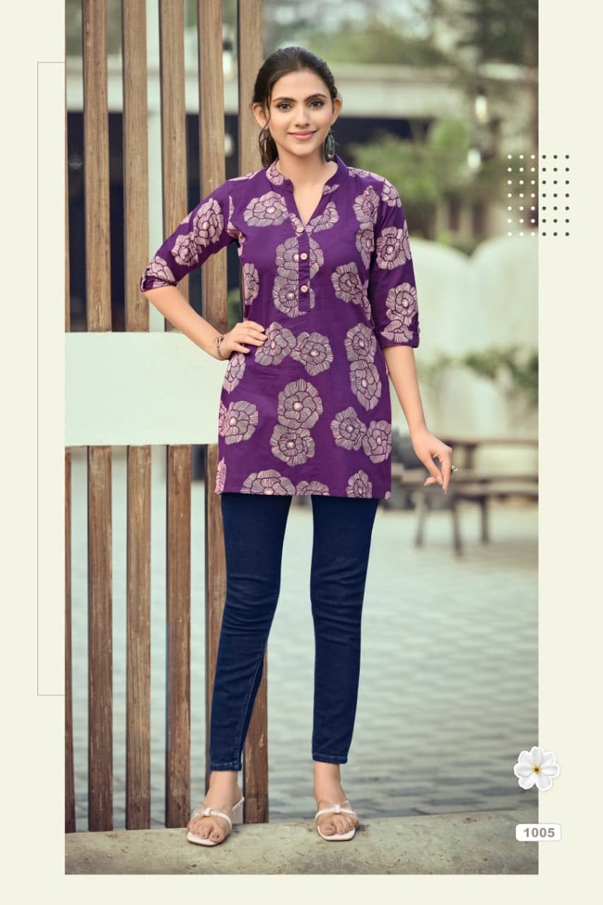 Tips And Tops Cotton Shorties Vol 9 Ladies Tops Catalog collection 2