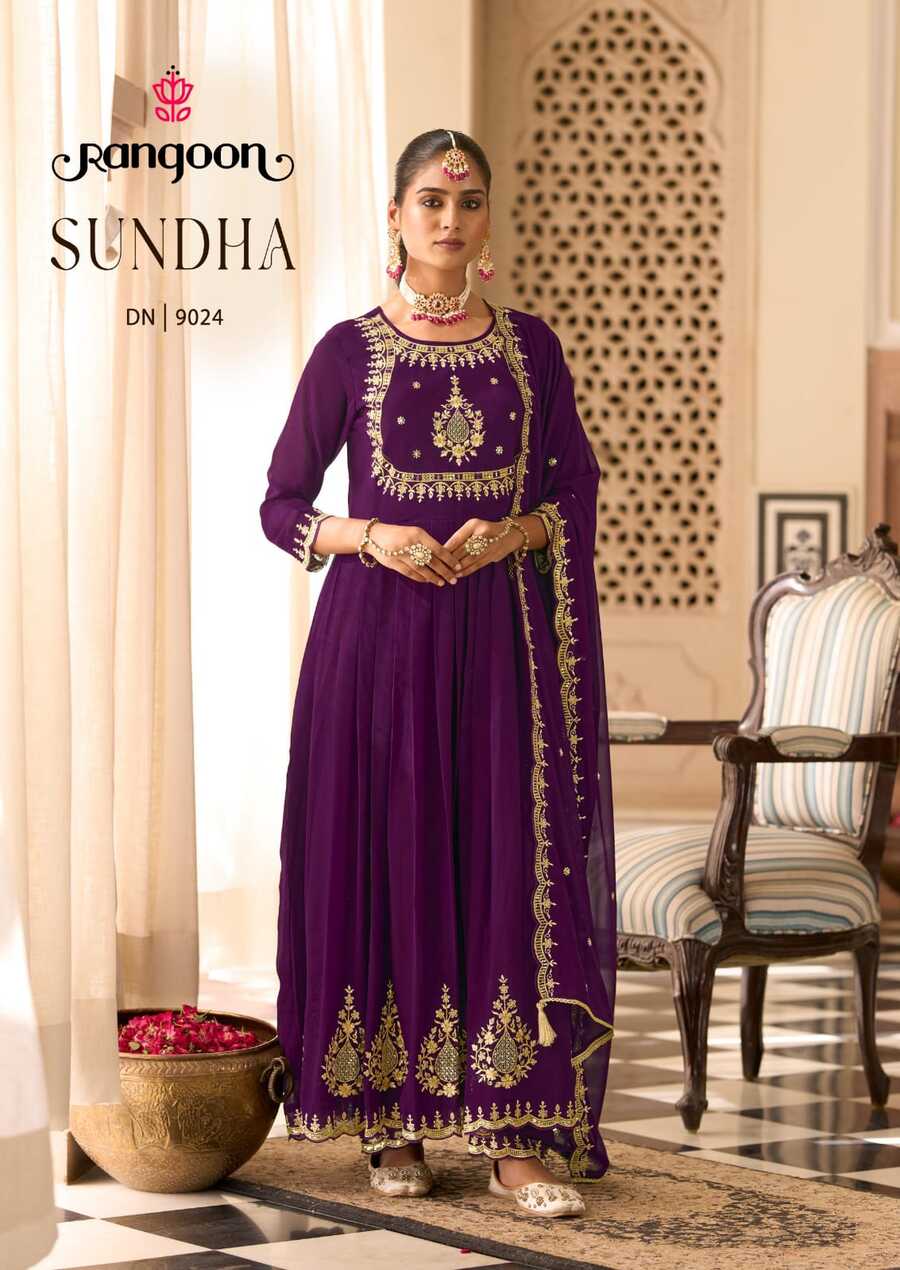 Rangoon Sundha Anarkali Suits Catalog collection 4