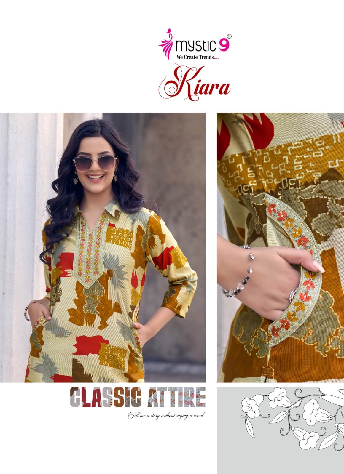 Mystic 9 Kiara Vol 2 Co Ord Set Catalog collection 2