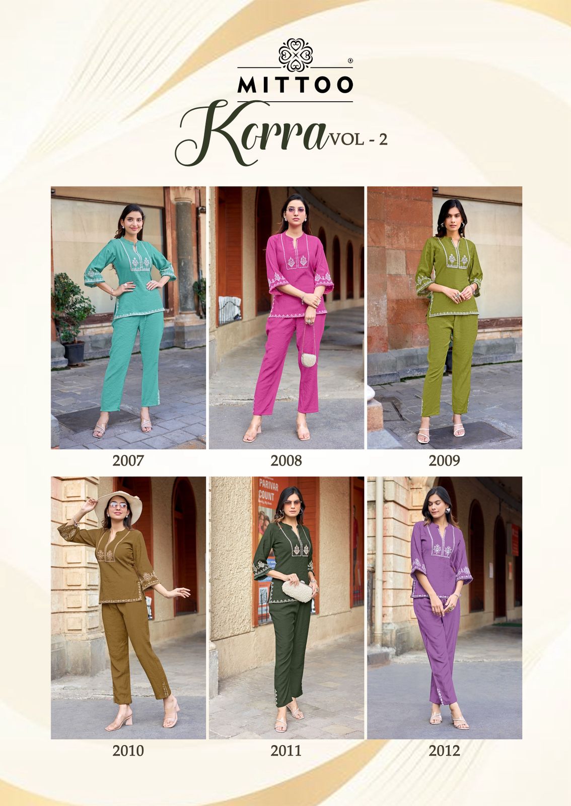 Mittoo Kurti Korra Vol 2 Co Ord Set Catalog collection 3