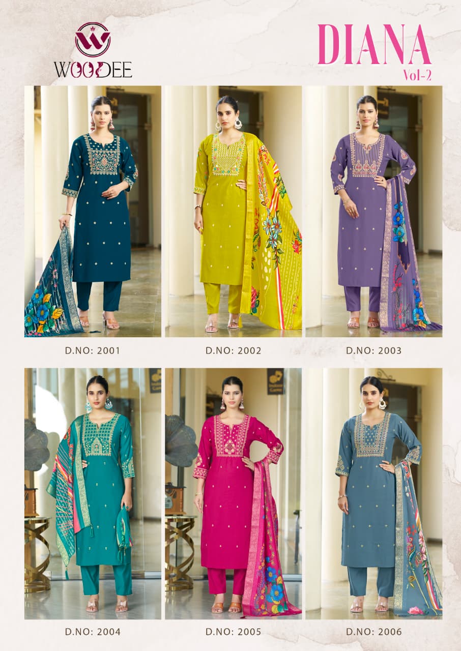 Woodee Diana Vol 2 Readymade Dress Catalog collection 4