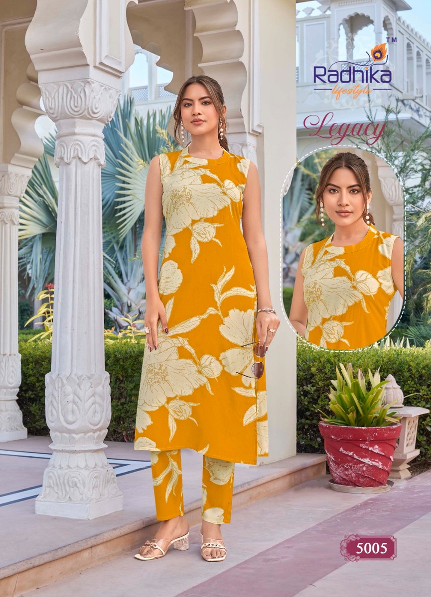 Radhika Lifestyle Legacy Vol 5 Co Ord Set Catalog collection 4