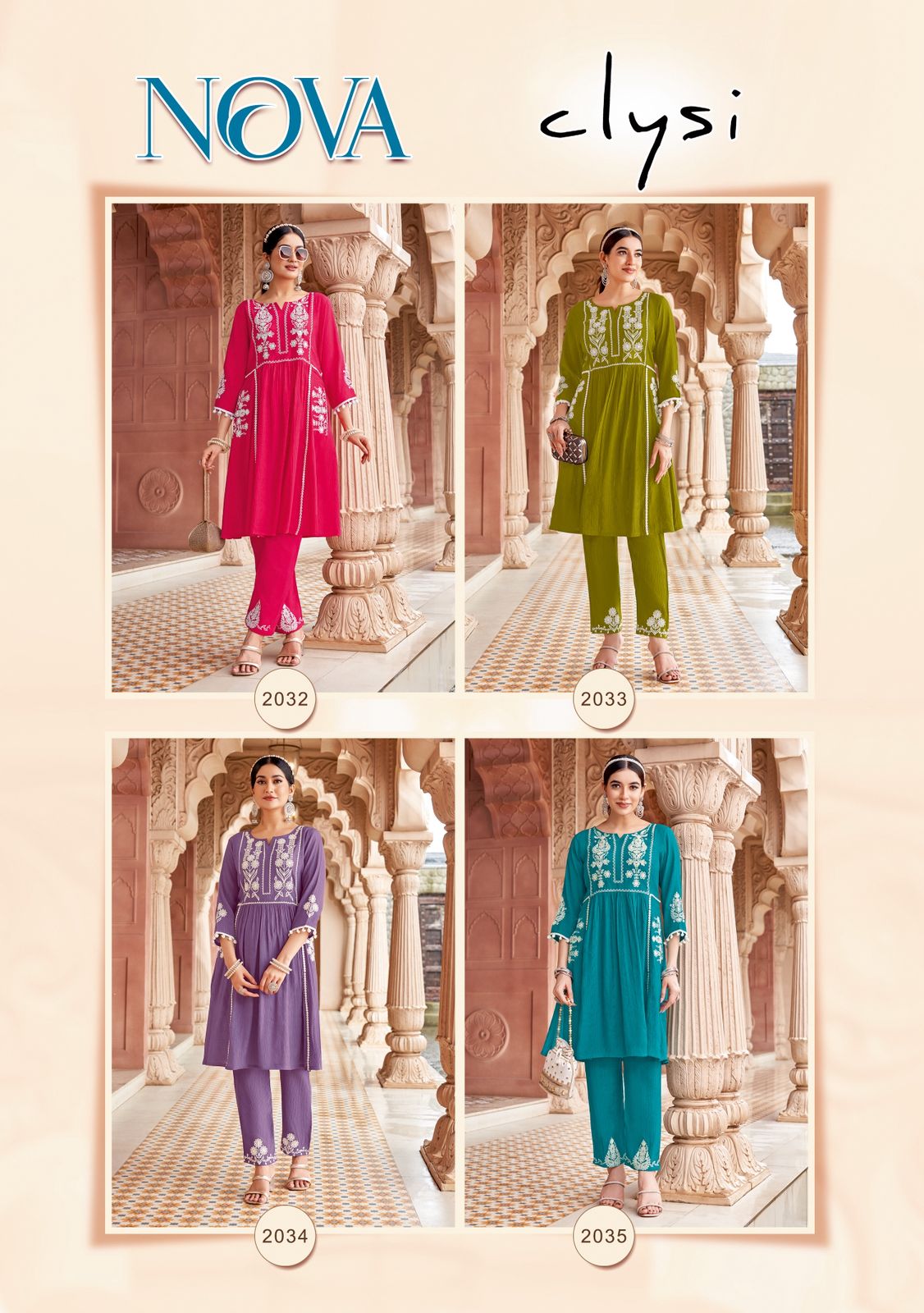 Clysi Nova Kurtis With Bottom Catalog collection 1