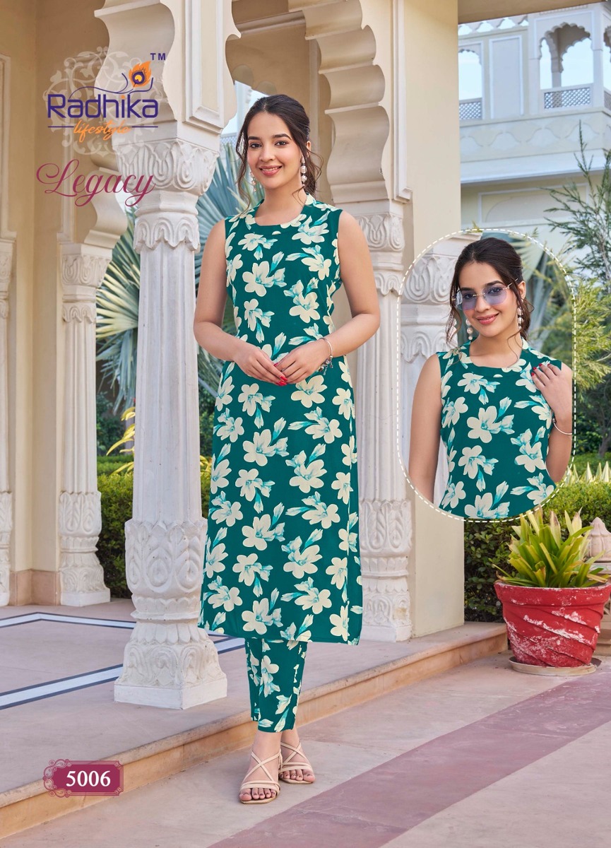 Radhika Lifestyle Legacy Vol 5 Co Ord Set Catalog collection 5