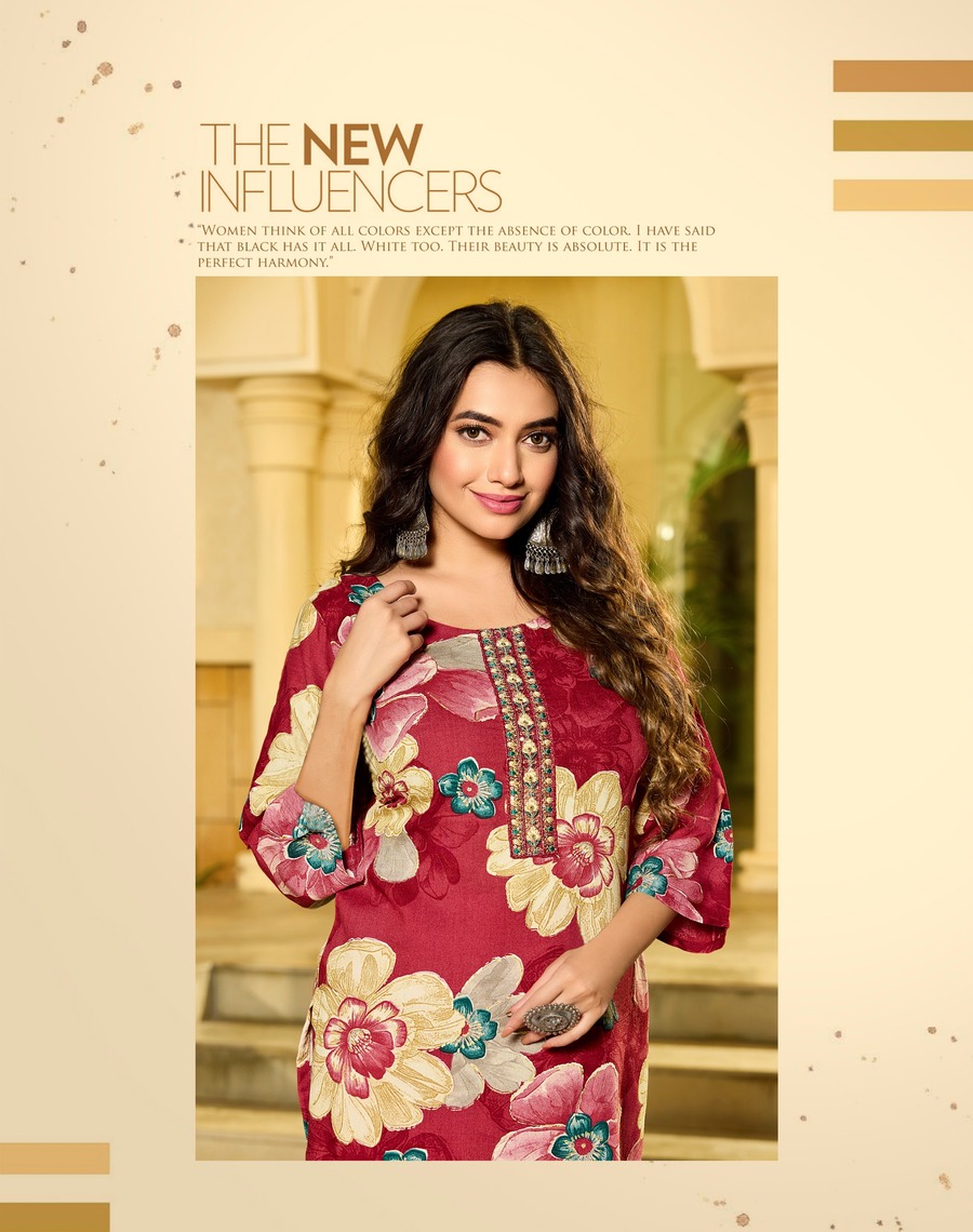 Radhika Lifestyle Alisha Vol 6 Rayon Kurti Catalog collection 11