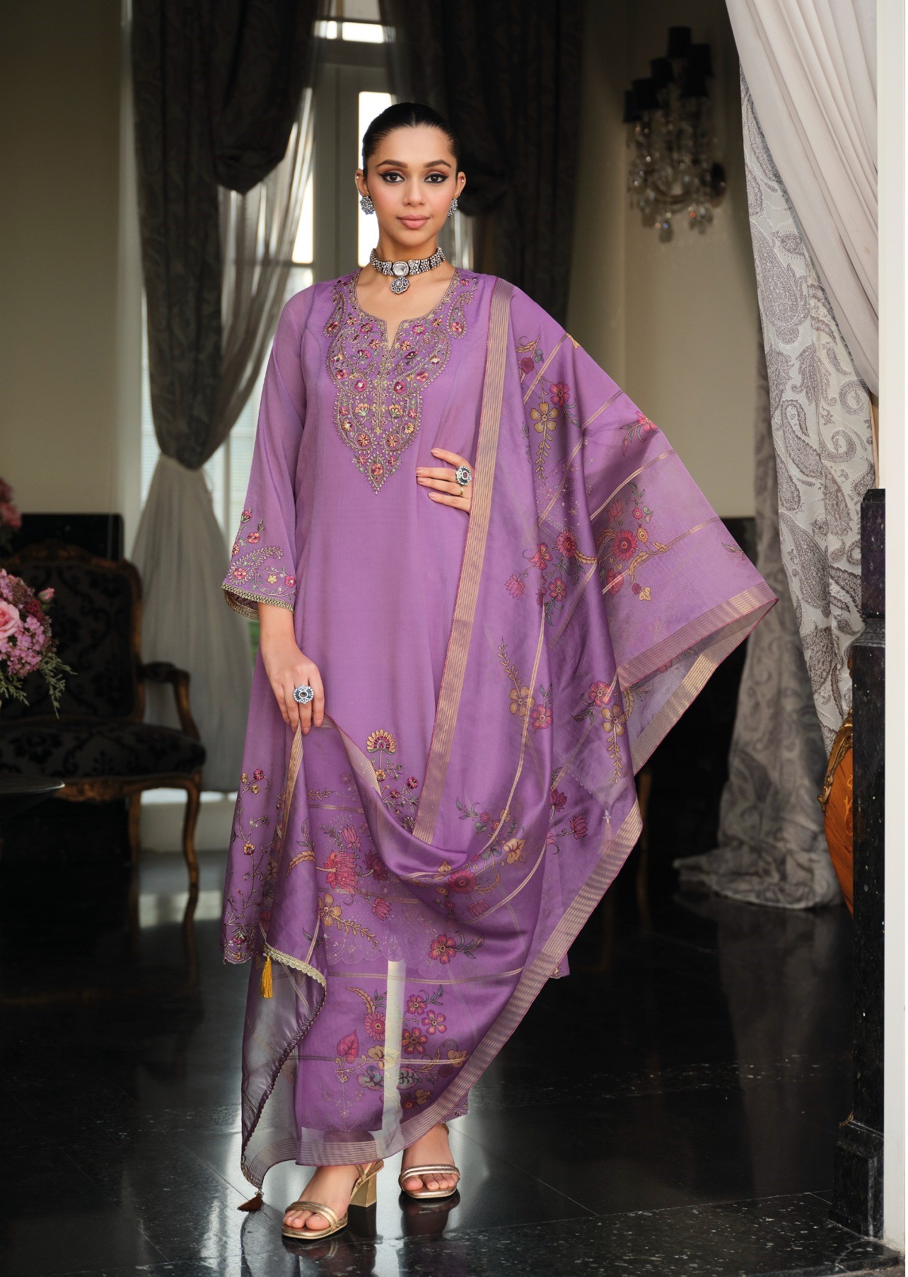 Lily Lali Helina Embroidery Salwar Kameez Catalog collection 4