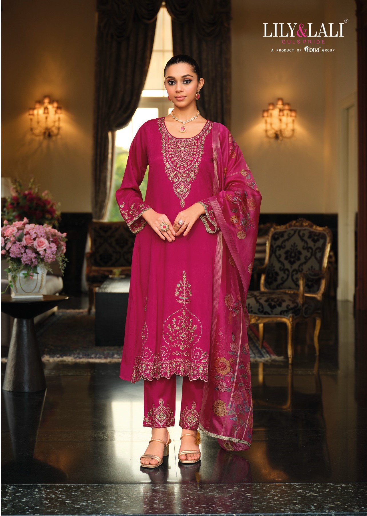 Lily Lali Helina Embroidery Salwar Kameez Catalog collection 1