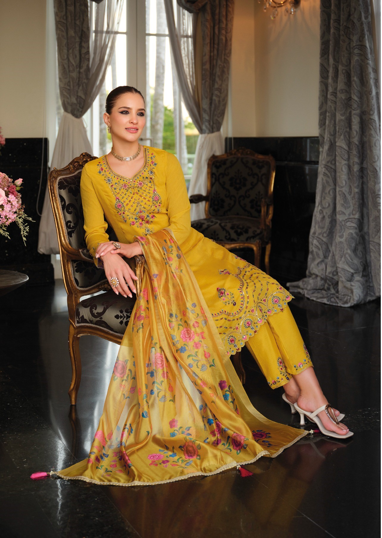 Lily Lali Helina Embroidery Salwar Kameez Catalog collection 8
