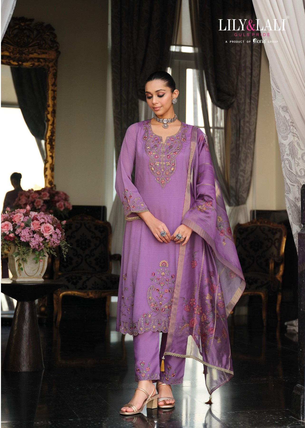 Lily Lali Helina Embroidery Salwar Kameez Catalog collection 6