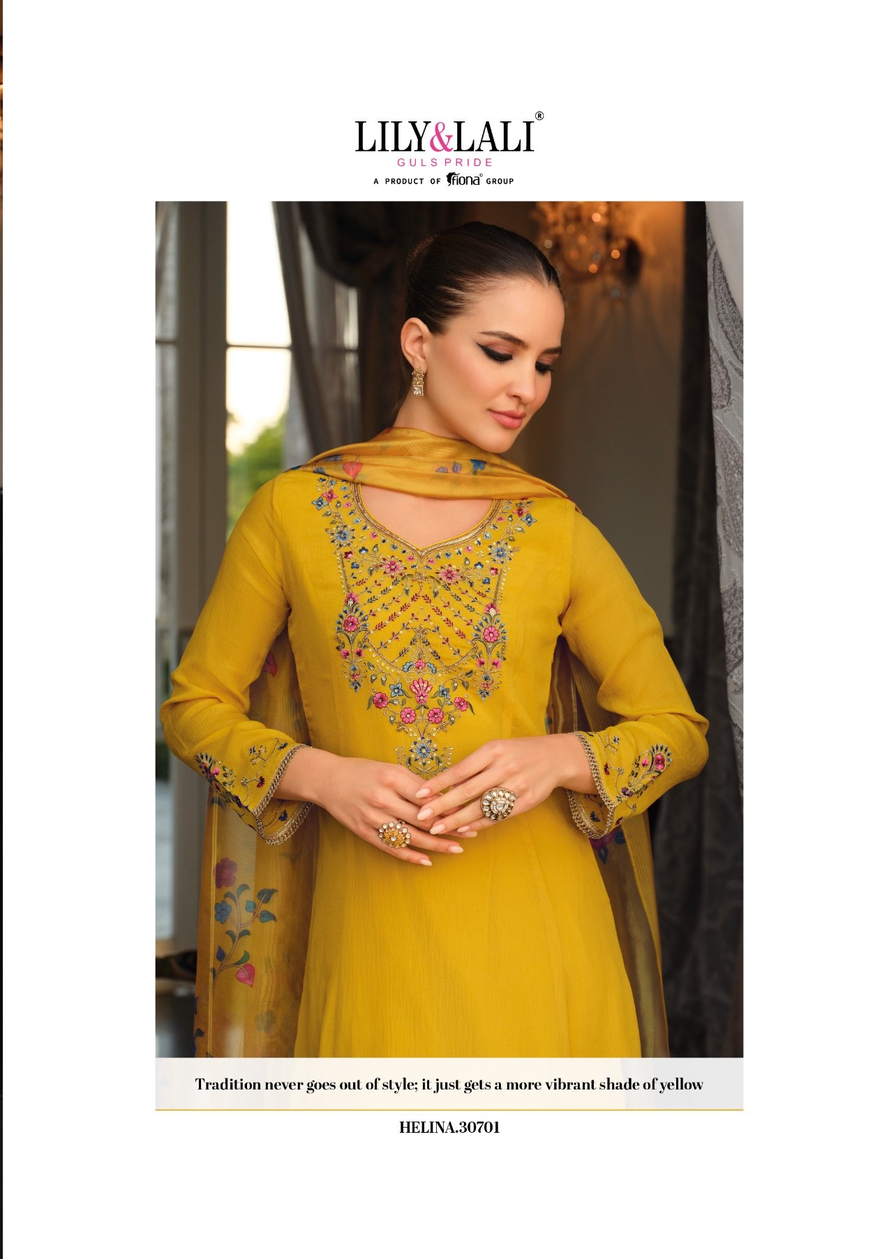 Lily Lali Helina Embroidery Salwar Kameez Catalog collection 7