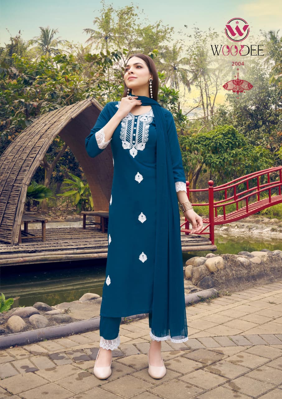Woodee White Lotus Vol 2 Readymade Dress Catalog collection 7