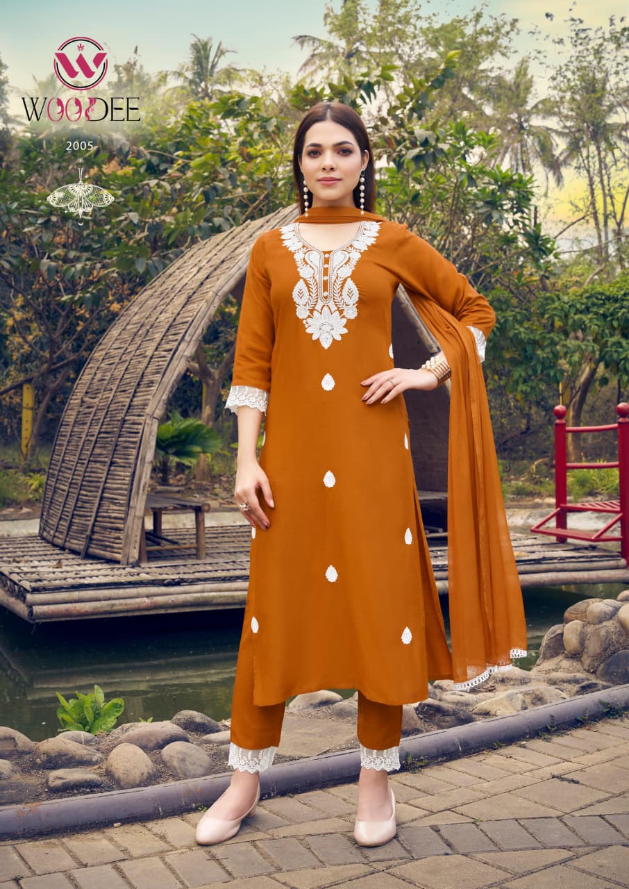 Woodee White Lotus Vol 2 Readymade Dress Catalog collection 3