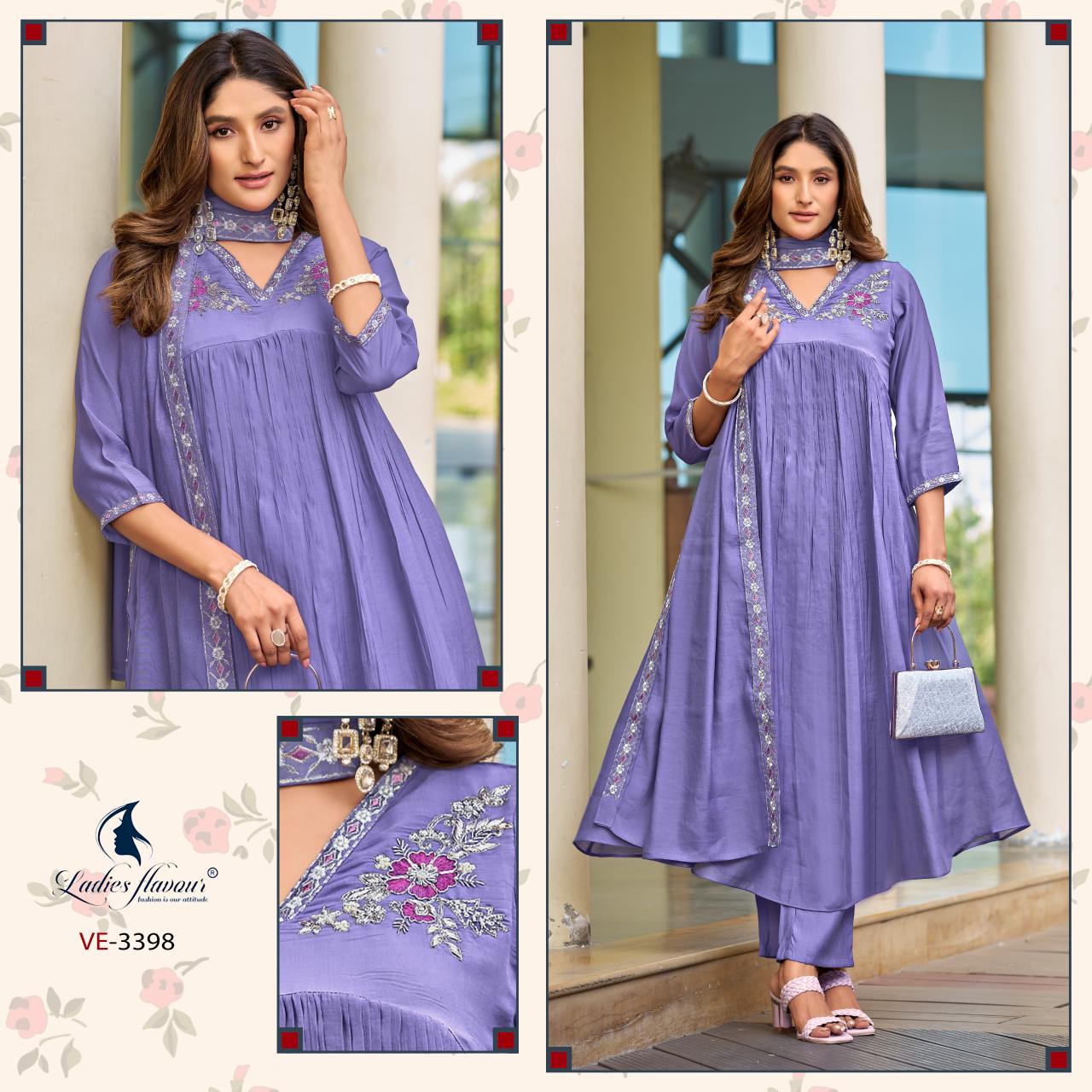 Ladies Flavour Dno3398 Readymade Dress Size Set collection 1