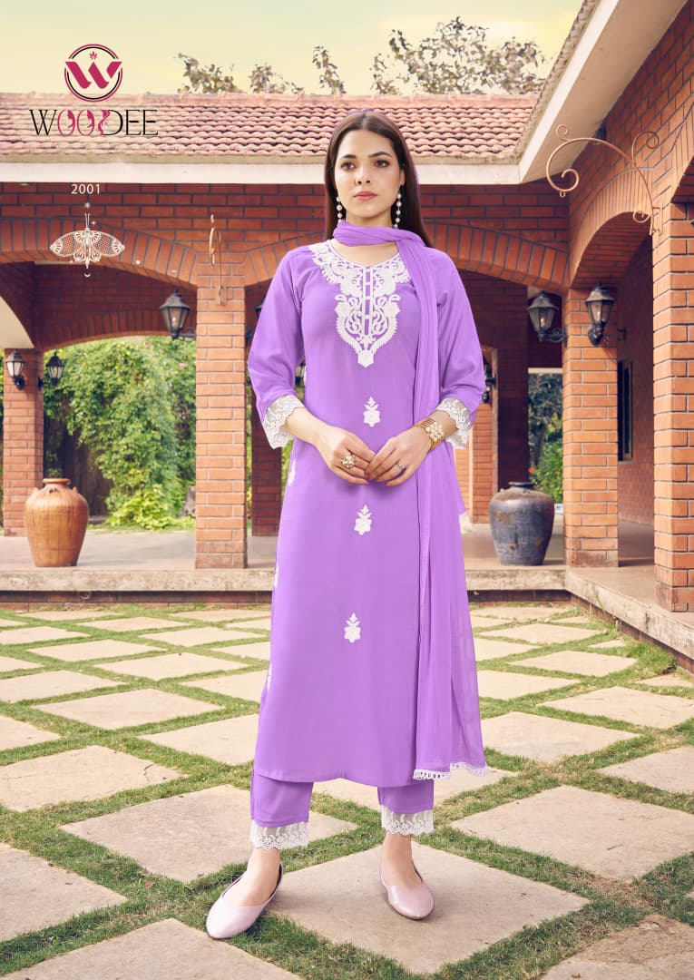Woodee White Lotus Vol 2 Readymade Dress Catalog collection 8