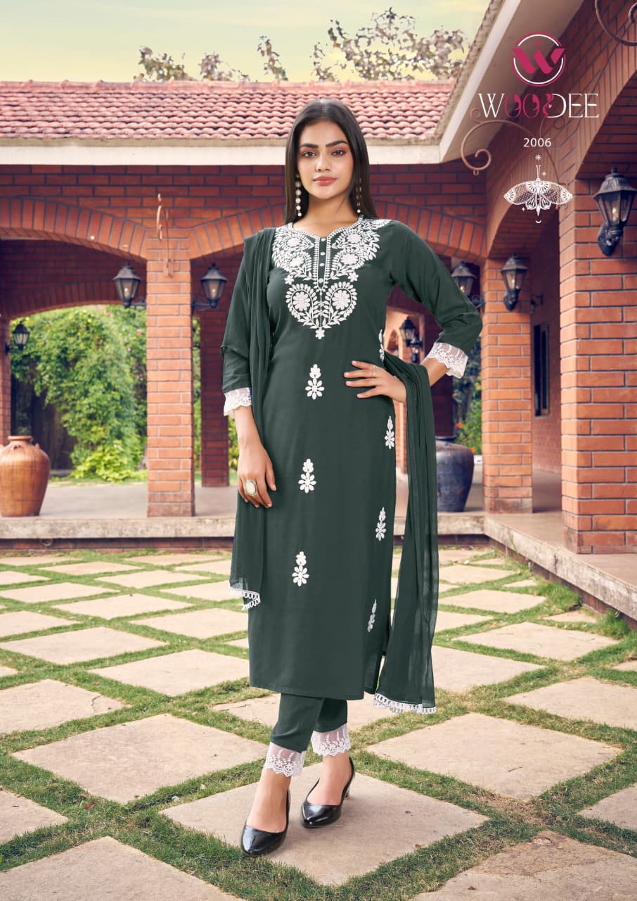 Woodee White Lotus Vol 2 Readymade Dress Catalog collection 2
