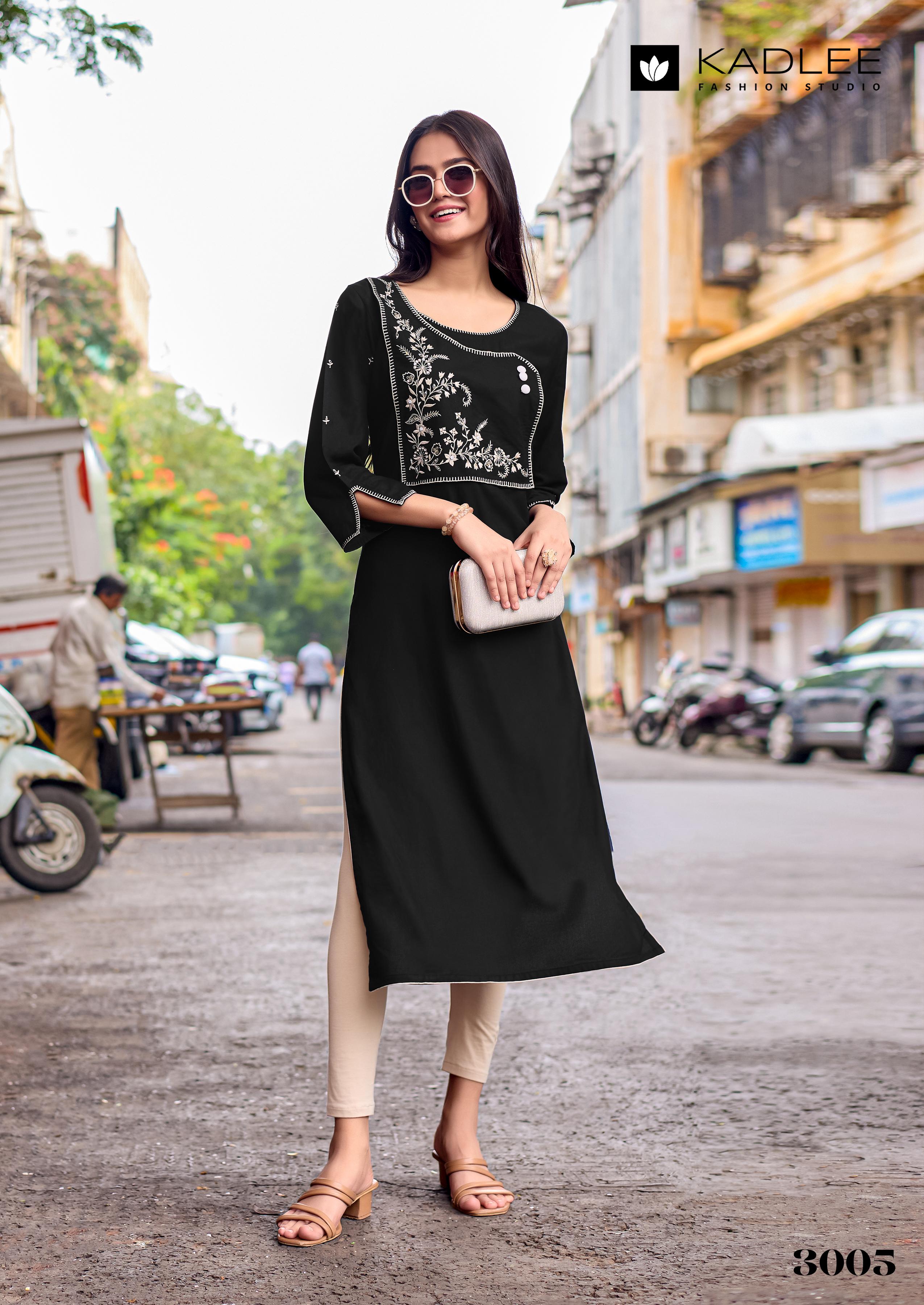 Kadlee Yashvi Rayon Kurti Catalog collection 1