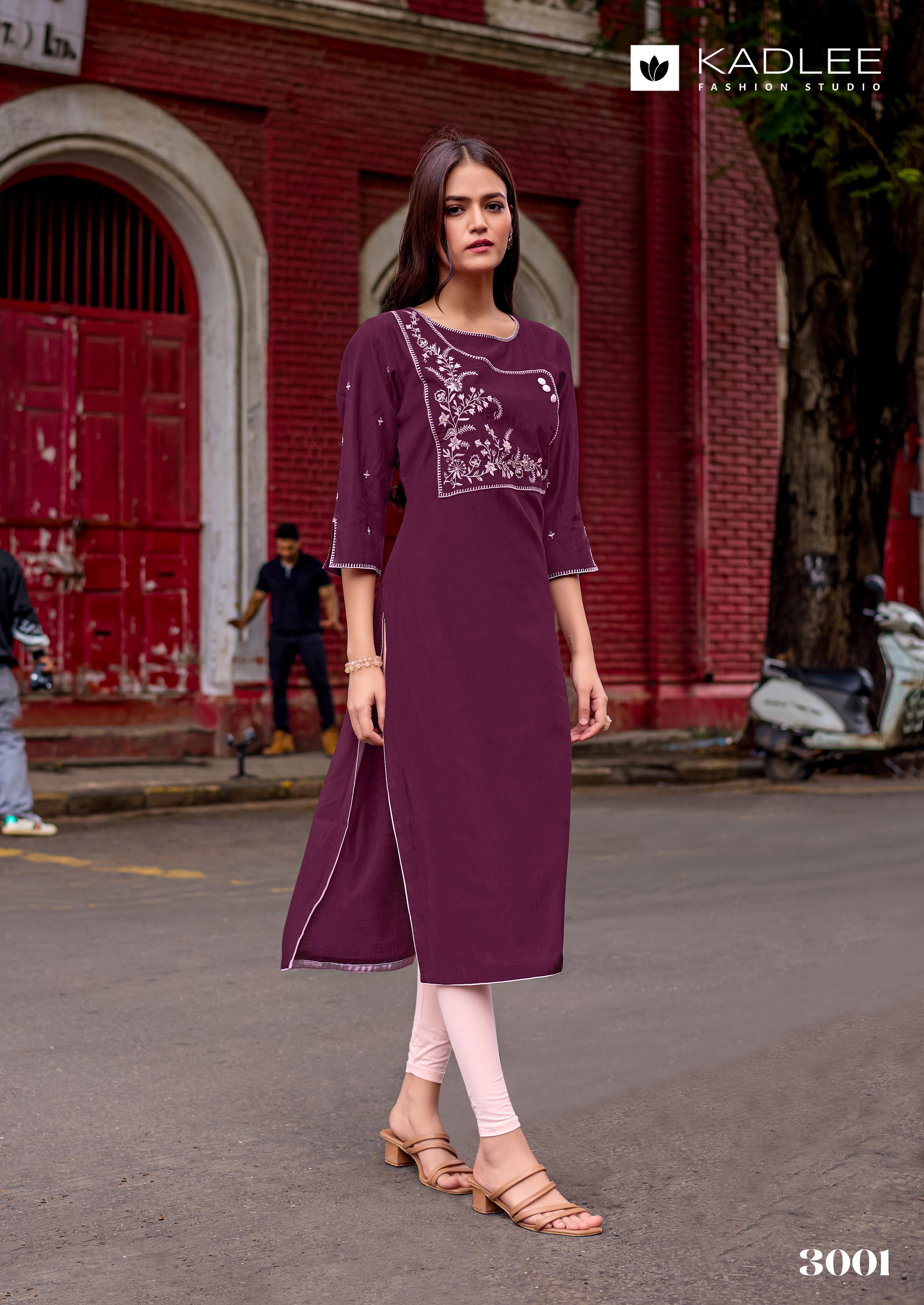 Kadlee Yashvi Rayon Kurti Catalog collection 9