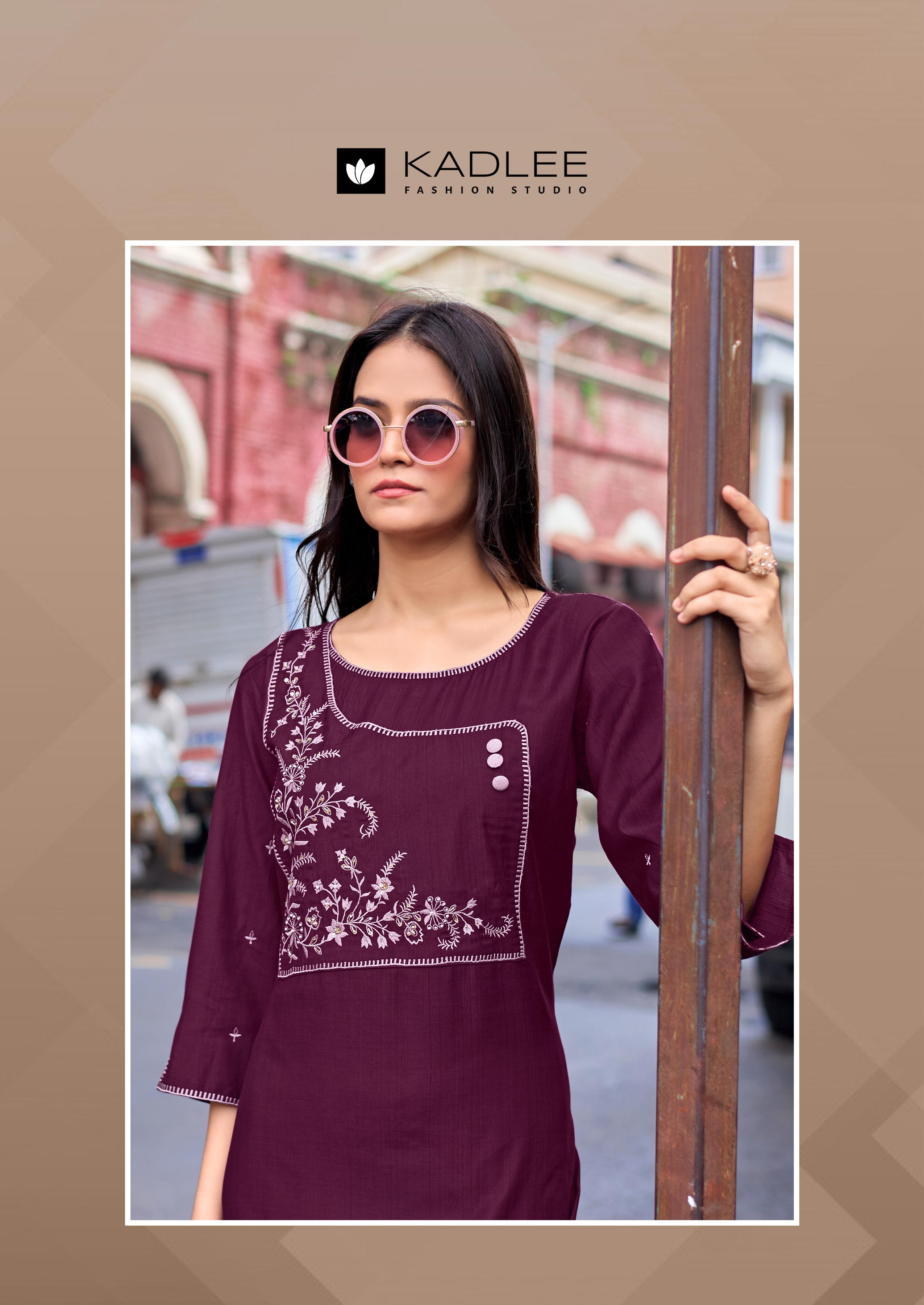 Kadlee Yashvi Rayon Kurti Catalog collection 8