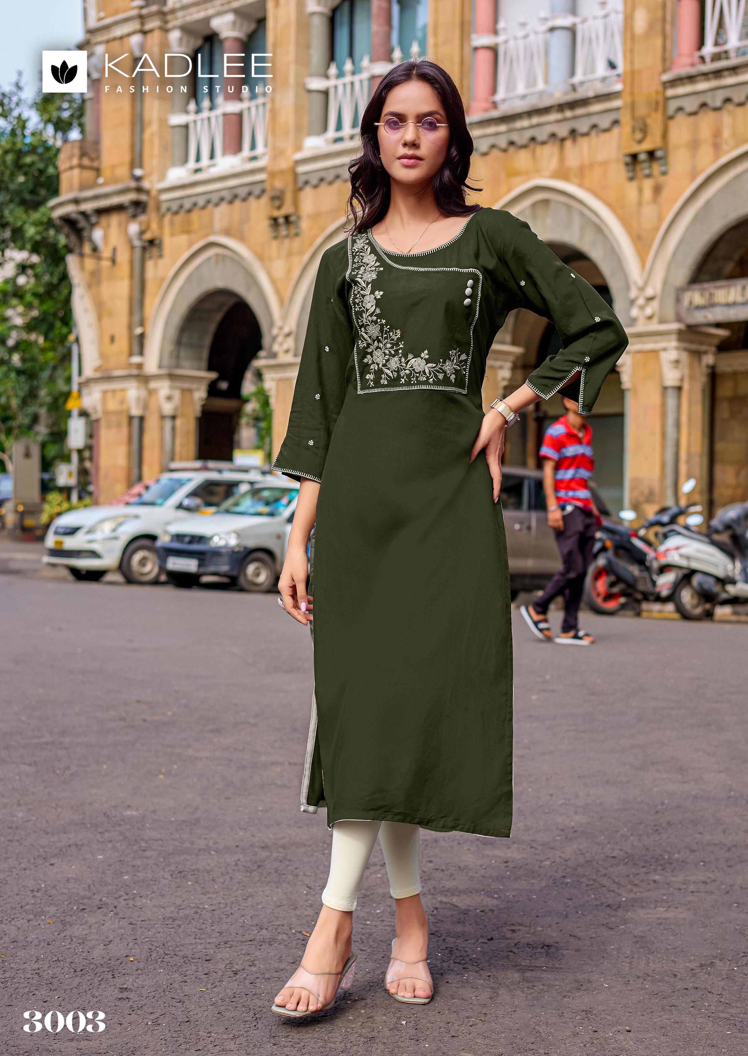Kadlee Yashvi Rayon Kurti Catalog collection 6