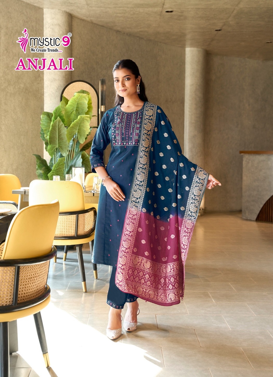 Mystic 9 Anjali Vol 1 Readymade Dress Catalog collection 3