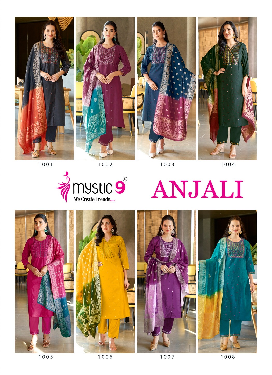 Mystic 9 Anjali Vol 1 Readymade Dress Catalog collection 9