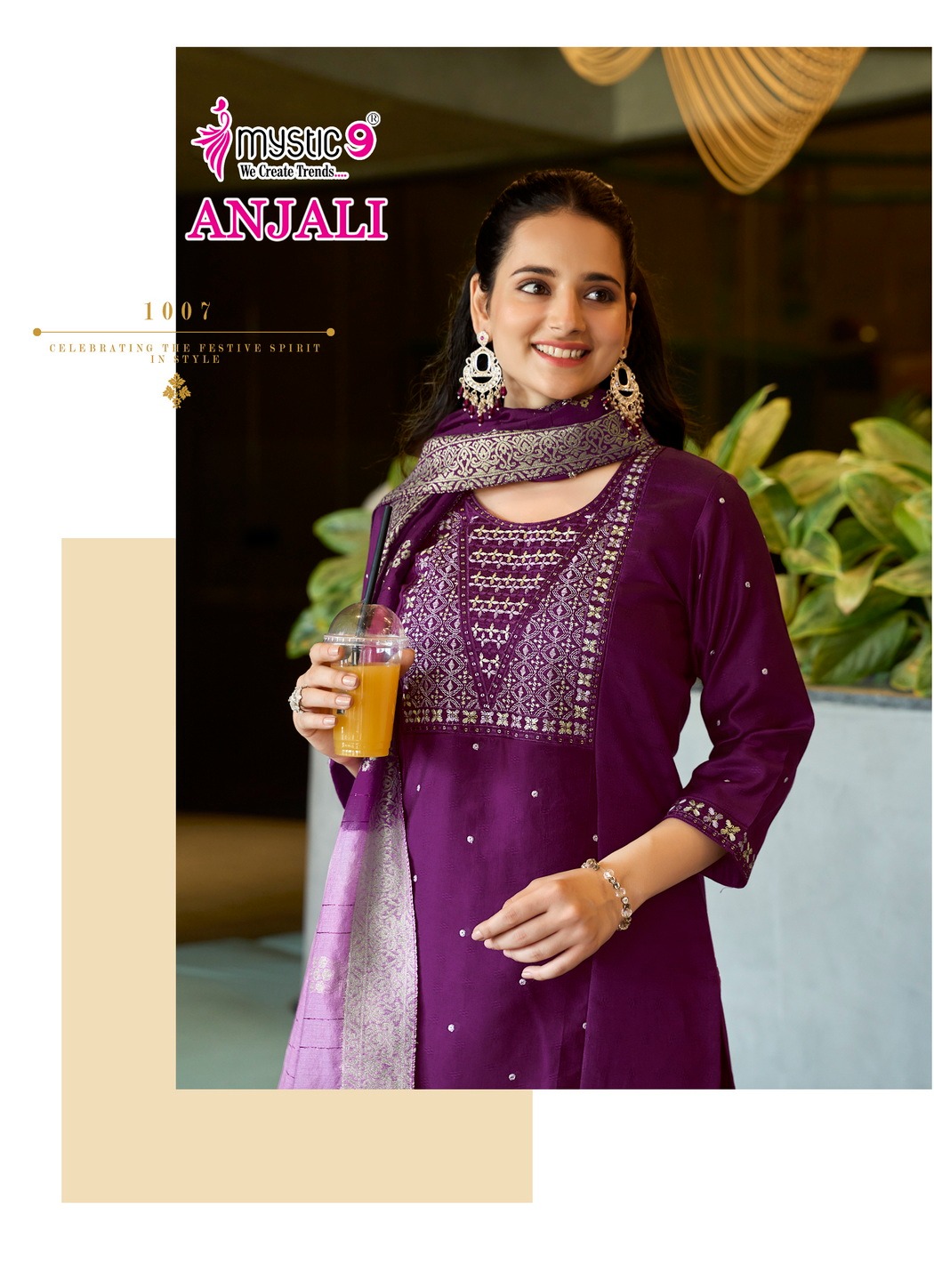 Mystic 9 Anjali Vol 1 Readymade Dress Catalog collection 7