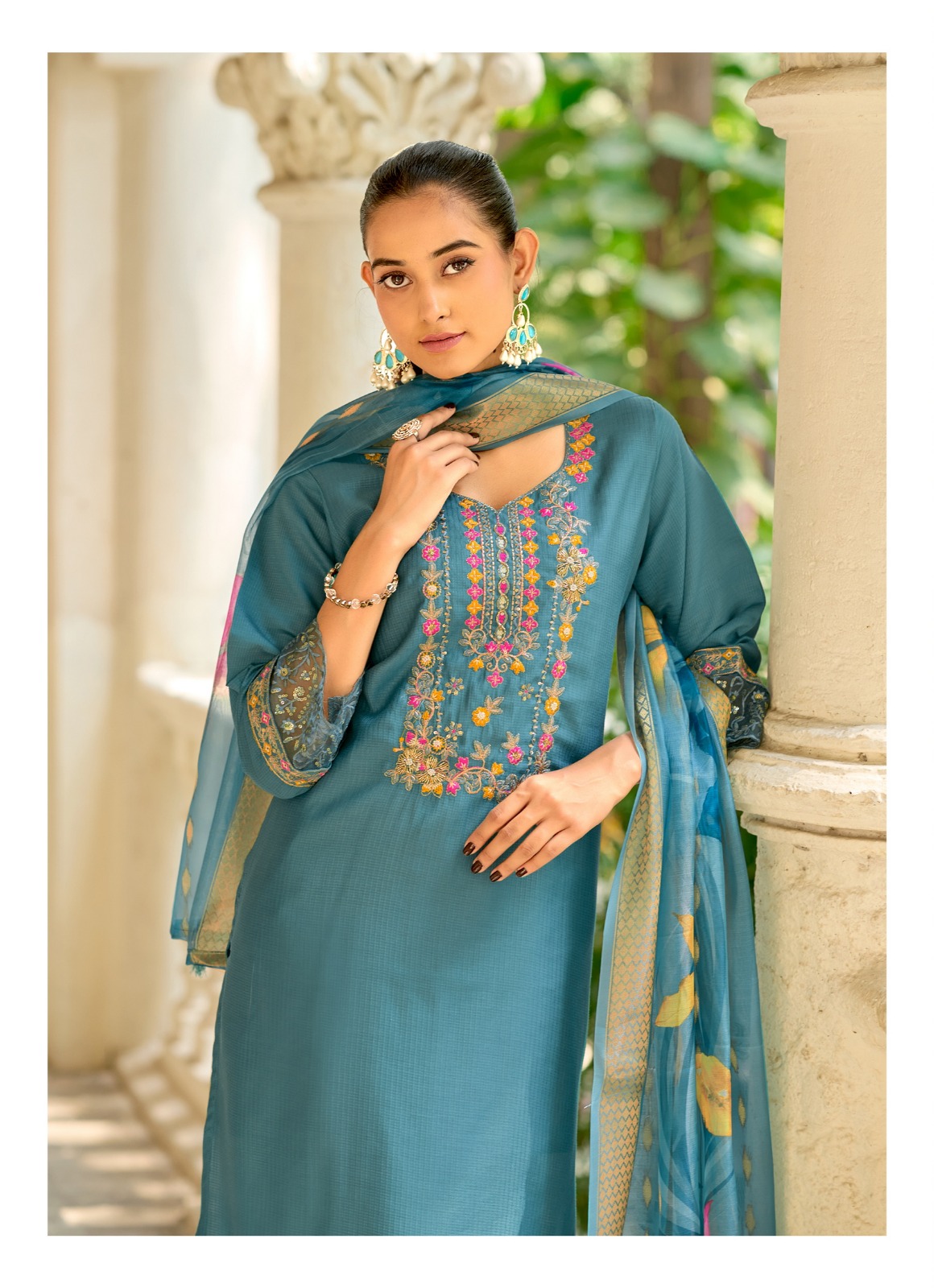 Vaniska Fashion Flora Embroidery Salwar Kameez Catalog collection 9