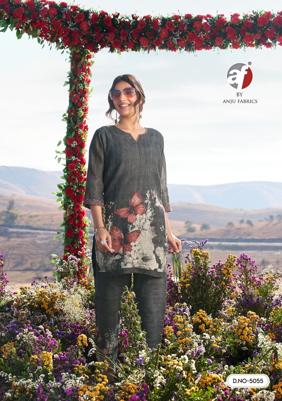 Anju Fabrics Royal Peacock Co Ord Set Catalog collection 1