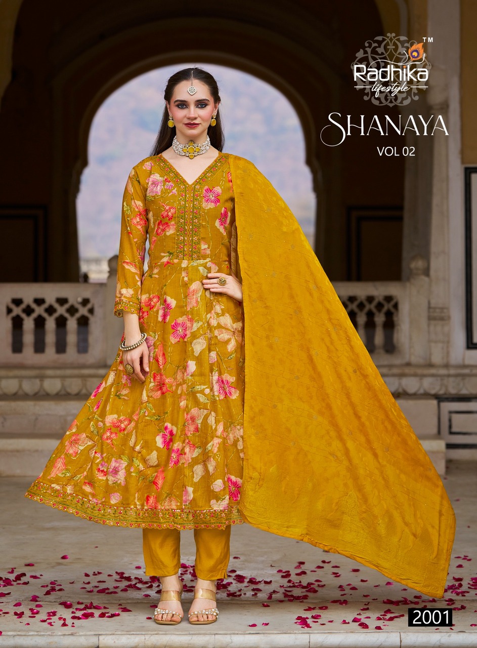 Radhika Lifestyle Shanaya 2 Printed Salwar Kameez Catalog collection 6