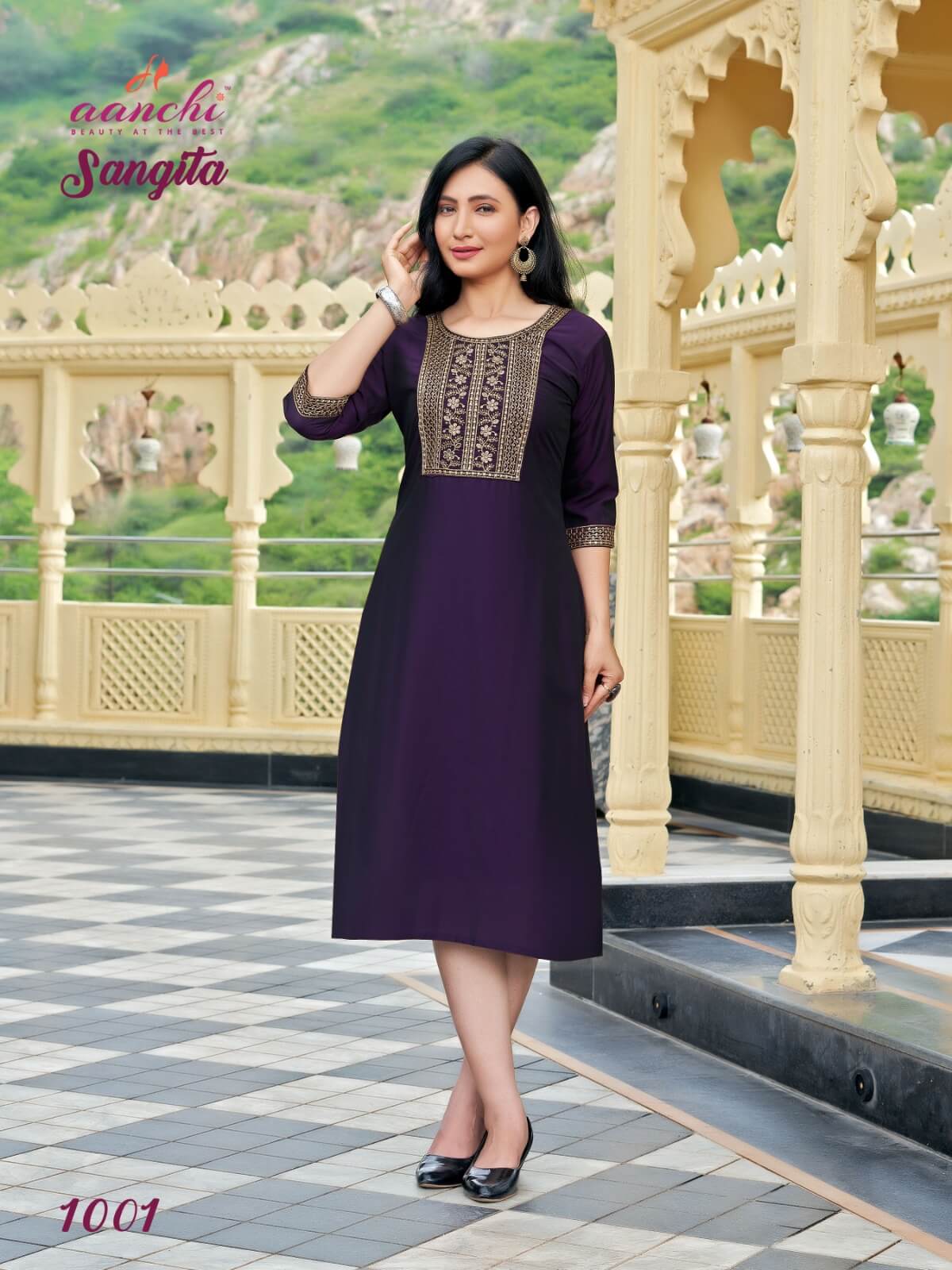 Aanchi Sangita Silk Kurtis Catalog collection 6