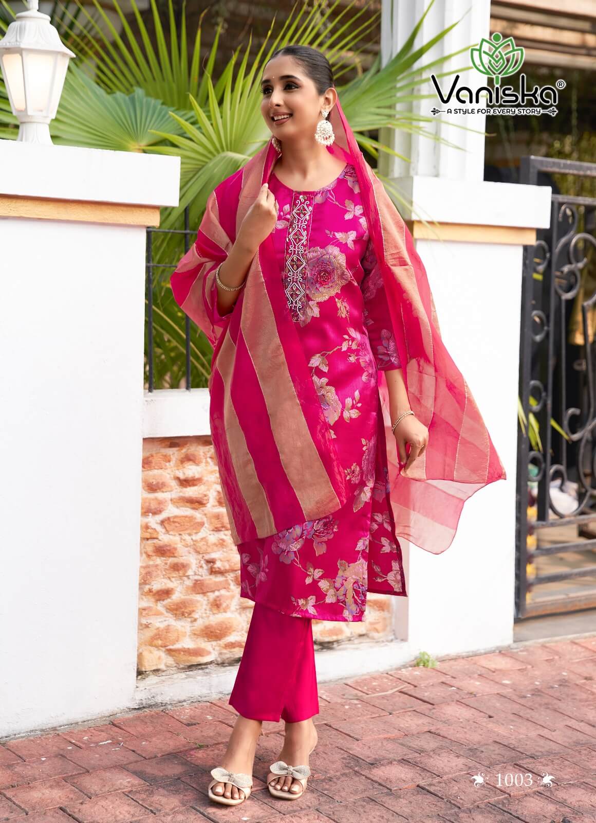 Vaniska Trendy Touch Printed Salwar Kameez Catalog collection 18