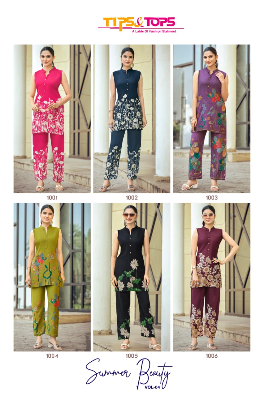Tips And Tops Summer Beauty Vol 4 Co Ord Set Catalog collection 2