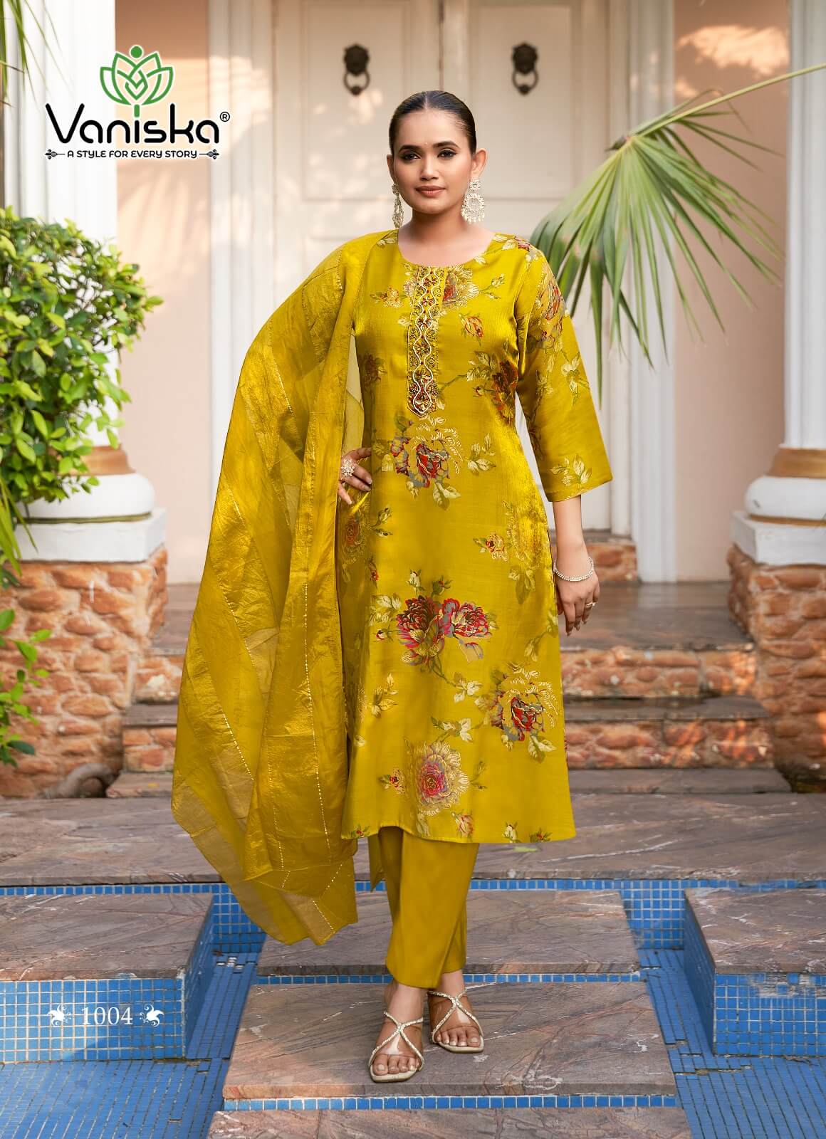 Vaniska Trendy Touch Printed Salwar Kameez Catalog collection 16
