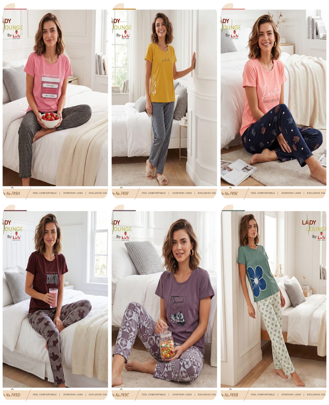 Lichi Lady Lounge 2 Night Dress Catalog collection 6