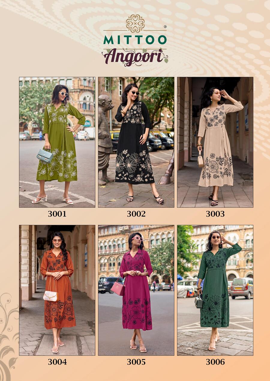 Mittoo Kurti Angoori One Piece Dress Catalog collection 10
