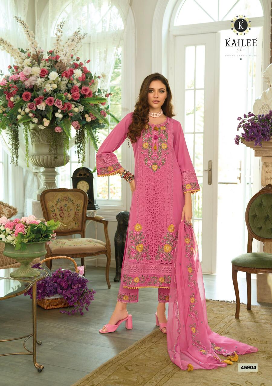 Kailee Fashion Safarnama 8 Cotton Salwar Kameez Catalog collection 14