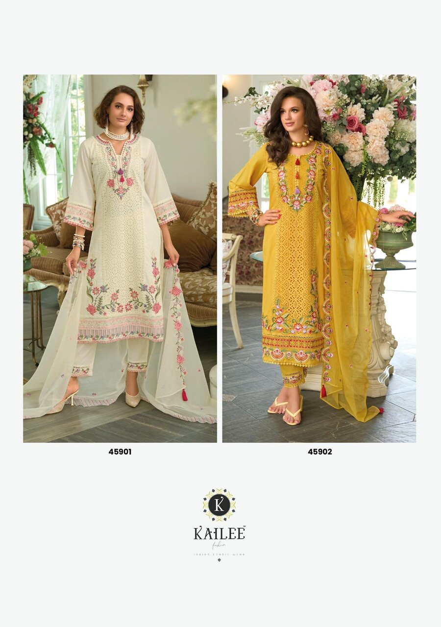 Kailee Fashion Safarnama 8 Cotton Salwar Kameez Catalog collection 2